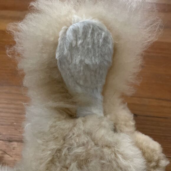 100% Alpaca Poodle Dog Stuffed Animal Peru Plush - Picture 11 of 13